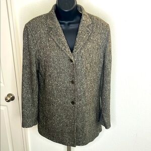 Mint Condition Vintage Designer Paris Philippe Adec Medium Tweed Blazer Classy